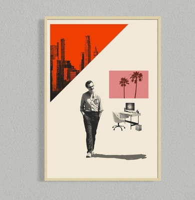 HER Mid Century Movie Poster | Film Posters | Minimalist Movie Poster