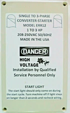 1-3 HP Static Phase Converter 208-250VAC Mill Drill Saw USA 50/60Hz