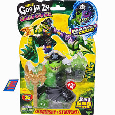 FIGURA Heroes of Goo Jit Zu Cursed Goo Sea ROCK JAW ULTRA RARA pirata blando