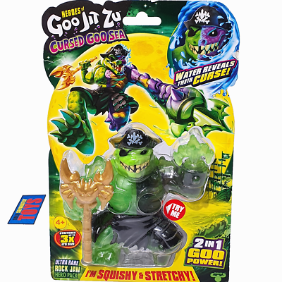 Heroes of Goo Jit Zu Cursed Goo Sea ROCK JAW FIGURE ultra rare