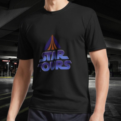 STAR TOURS Monitorscreen logo Active  - 1900s Active T-Shirt Funny Size S to 5XL