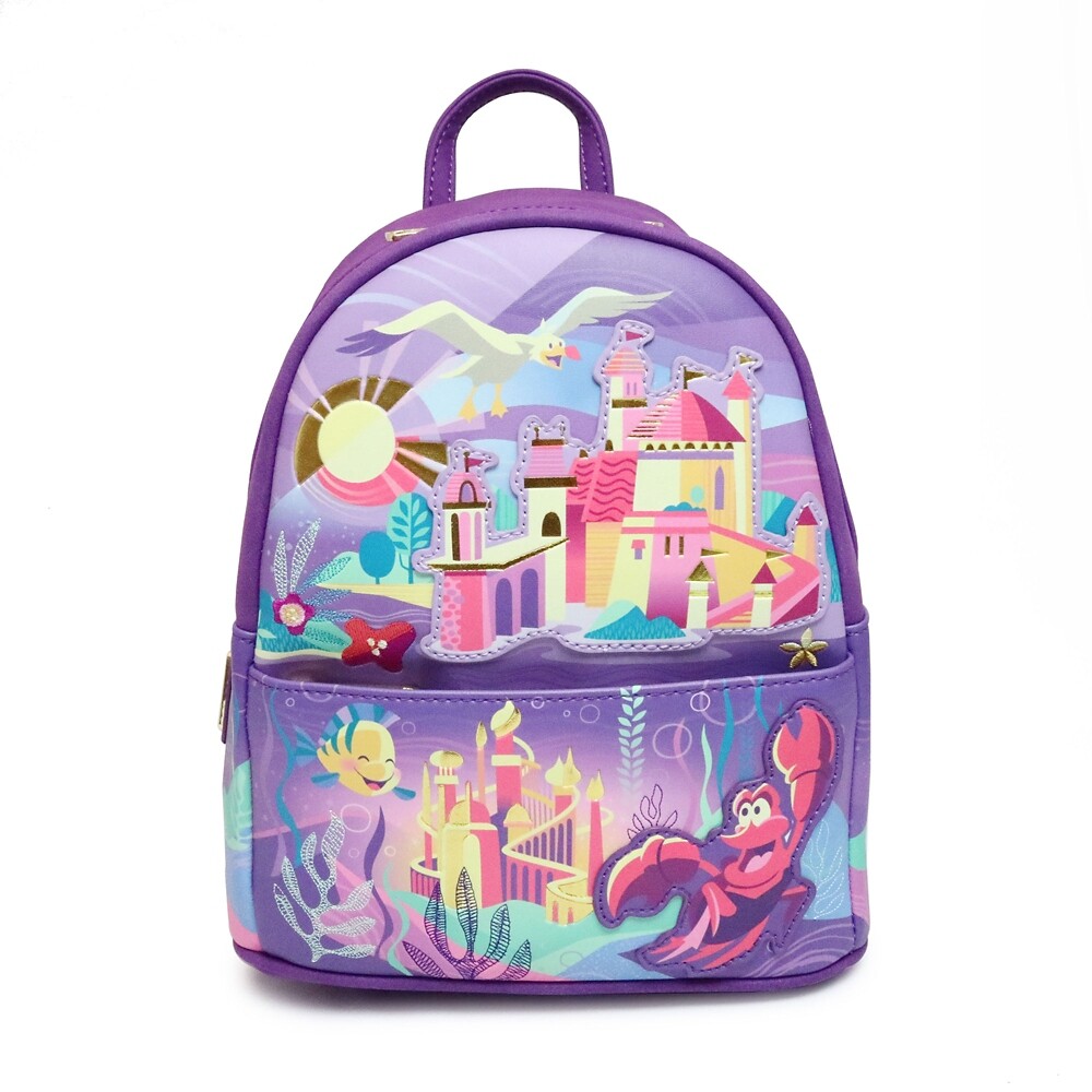 Loungefly Disney Store Japón La Sirenita Mini Mochila Castillo Colección