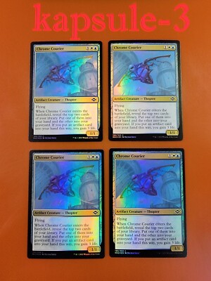 4x Chrome Courier | FOIL | Modern Horizons 2 | MTG Magic Cards