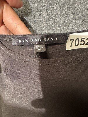 Nik and Nash Dress Womens Medium Black Long Sleeve Pullover Stretch | eBay Nik and Nash Dress Womens Medium Black Long Sleeve Pullover Stretch | eBay