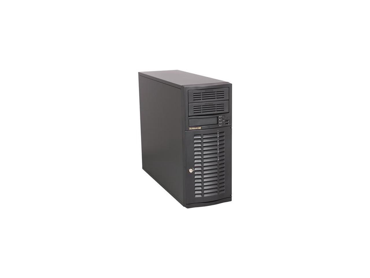 Корпус Supermicro CSE-733TQ-668B Mid-Tower 4 x 35 дюйма SAS SATA HS E-ATX ATX для устройств среднего класса 105090₽