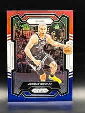Jeremy Sochan 2023-24 Panini Prizm RED WHITE BLUE PRIZM NBA Card Spurs #122