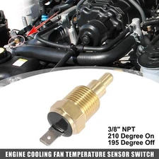 Radiator Fan Thermo Sensor Switch for Car 3/8" NPT 210 Degree on 195 Degree Off