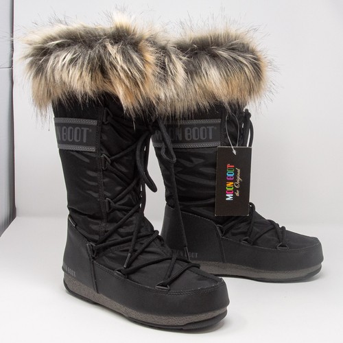 Moon Boot Monaco WP 2 Black Snow Boots 