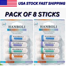 New Nasal Stick 8 Pack | Enhance Breathing + Boost Focus | Breathe Vapor HANBOLI