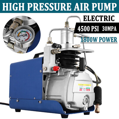 #ad Yong Heng 30MPA 4500PSI High Pressure Air Compressor PCP Airgun Pump Manual Stop $240.50
