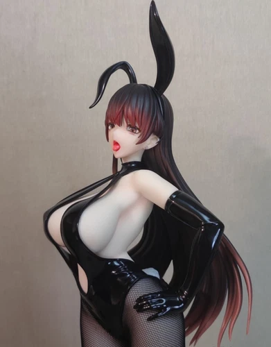 Sexy Figura Anime Conejito Niña Medias Negras Reales Decoración Arte Juguete 1/7 Arrancador - Imagen 4 de 13