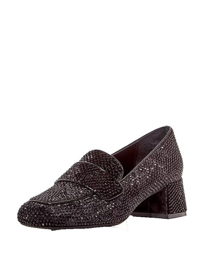 Foevtrue Loafers Mens 13 Gold Velvet Chain Accent Formal Party 080 NWT Foevtrue Loafers Mens 13 Gold Velvet Chain Accent Formal  main image 3