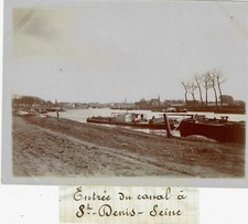FRANCE 1903 Entr�e du Canal � St Denis Sur Seine