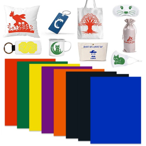 Infusible Transfer Ink Vinyl Film Sublimation Paper DIY Tshirts Mugs Bag for Cut - Picture 8 of 15
