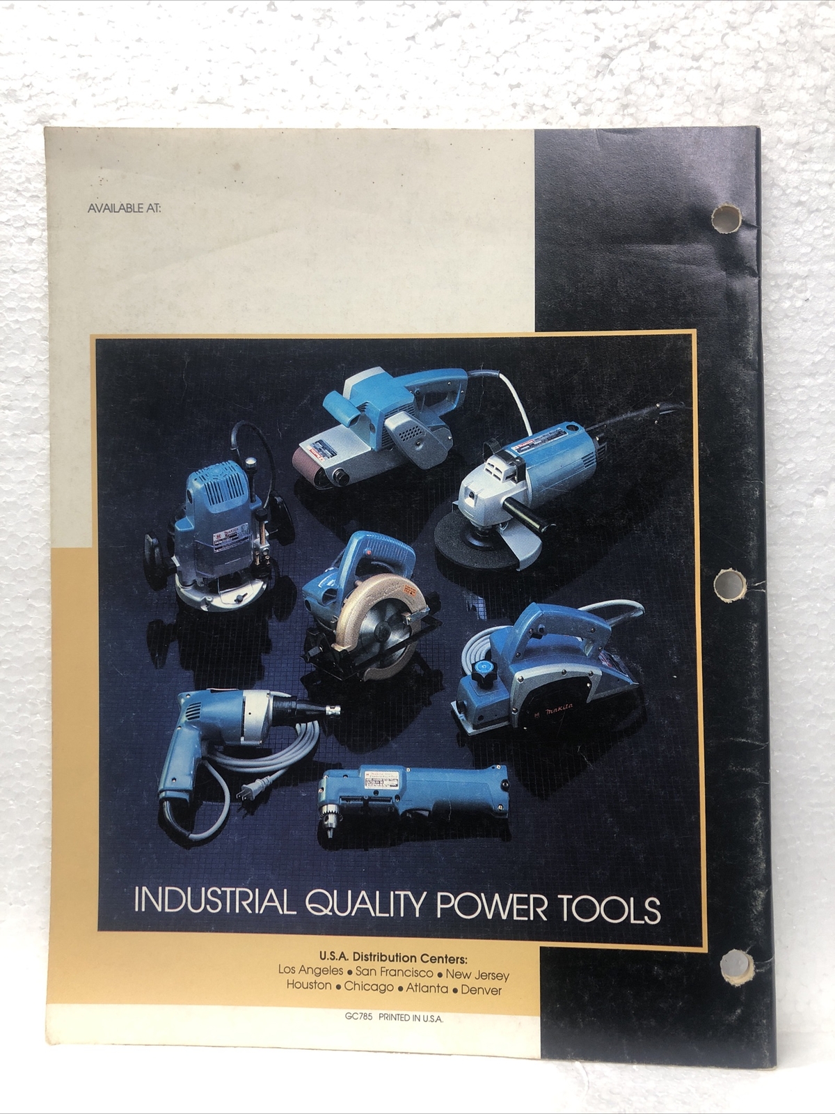 Vintage Makita Industrial Power Tool Catalog eBay