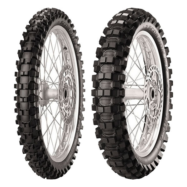 TYRE PAIR PIRELLI 80/100-21 51M + 100/90-19 57M SCORPION MX EXTRA X