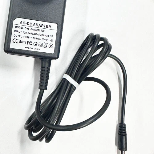 for Bosch Athlet 25.2V Vacuum AU Charger 30V 500Ma Adaptor Cable - Picture 3 of 10