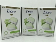 Dove Deodorant Refill Kit 6 Count Cucumber&Green Tea 1.13 oz /32g 0% Aluminum