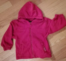 Boy Size XS 4 Red The Children's Place Fleece Hoodie Jacket Coat