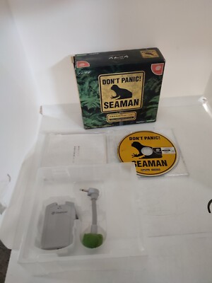 Don't Panic Seaman Dreamcast SEGA Komplett Mit OVP Boxes Komplett NTSC-J  