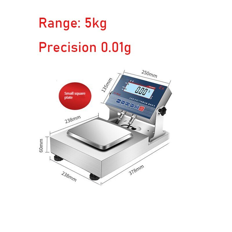 5kg/0.01g Electronic scale 30kg/1g 20kg/0.1g industrial platform scale for pain