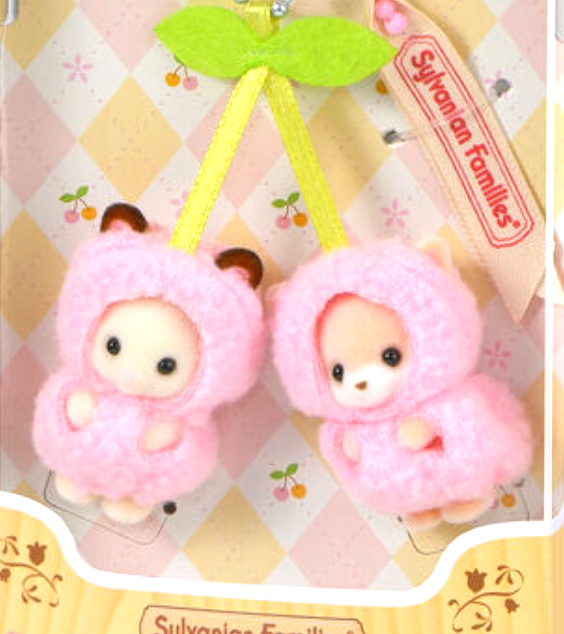 Sylvanian Families Baby Keychain Cherry Apple Banana Strawberry