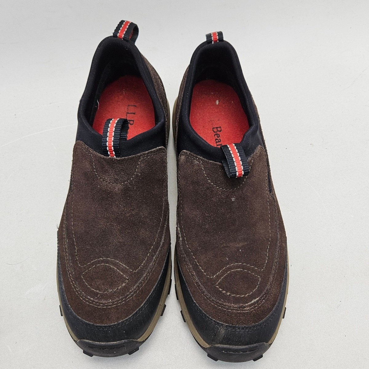 LL Bean Men 9M Snow Sneaker Slip On Suede Boots Brown 0ADL5 Thinsulate LL BEAN Men main image 2