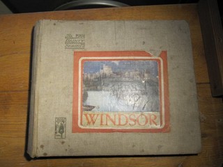 Scrapbook WW1 Some War News Fashion Comic Greetings etc in a postcard album