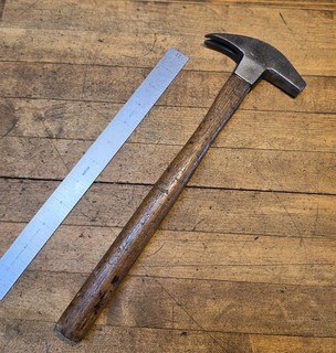 Antique 14oz Claw Farrier Hammer • Horse Blacksmith Shoeing Hammer • NICE! ☆USA