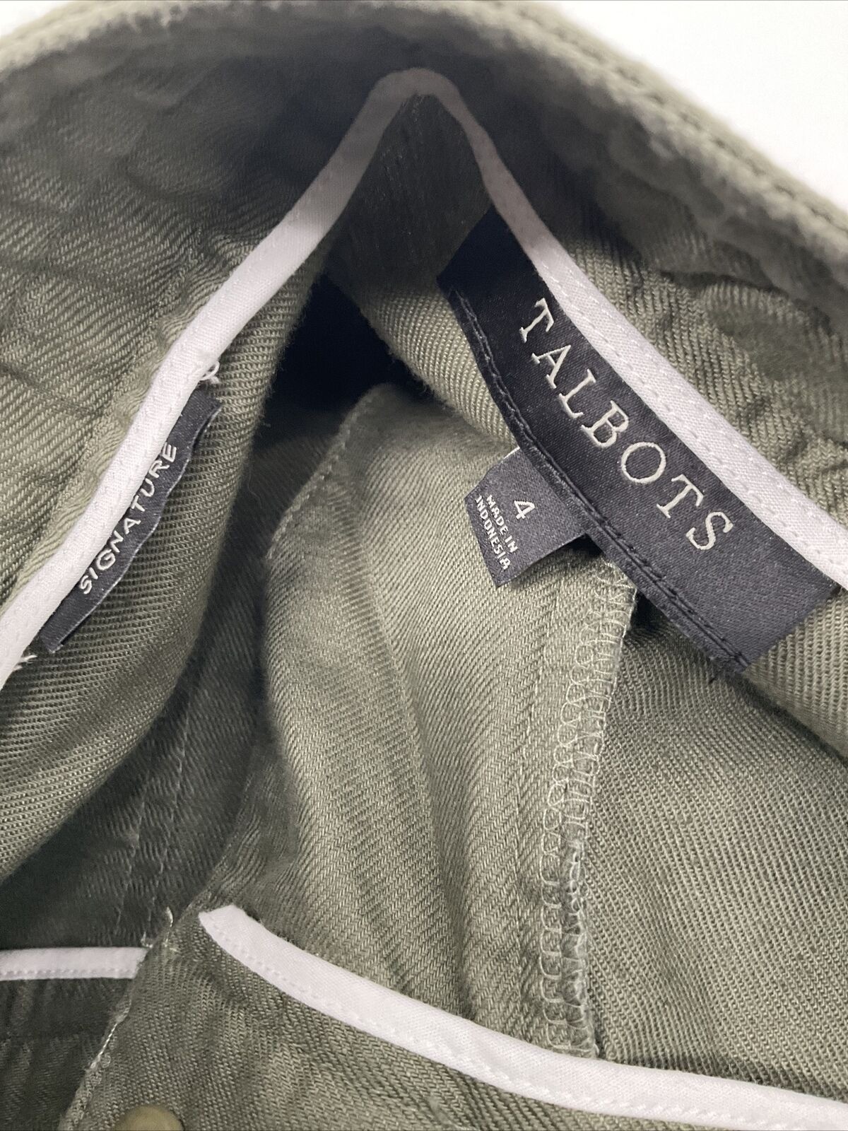 Talbots Pull On Drawstring Linen Blend Pants Wome… - image 5