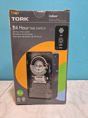 TORK 40-Amps 120-volt Dry Location Lighting Timer 1101B SPST