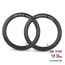 " 70/90-16 Dirt Bike Replacement Inner Tubes, 2 Pack with TR4 2.25/2.50-16