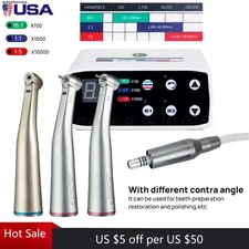 Dental NSK Style Brushless LED Electric Micro Motor 1:1/1:5 Increasing Handpiece