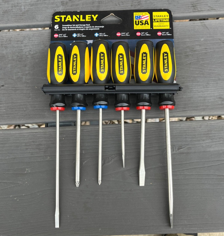 Stanley 60-060  6-Piece Screwdriver Set and Storage Rack