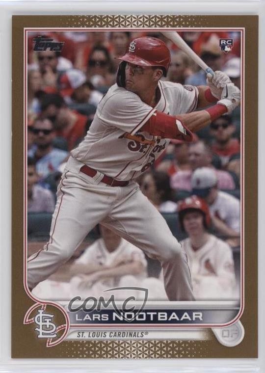 2022 Topps Series 1 Gold 1077/2022 Lars Nootbaar #58 Rookie RC 04br