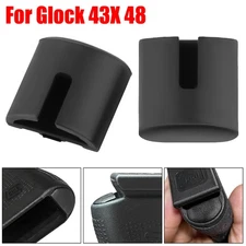 2PCS Nylon Grip Plug for Glock 43X 48 Frame Insert Magwell Black‌