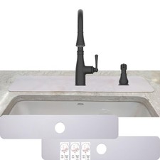 Faucet Mat Kitchen Sink Cuttable : Kitchen Sink Splash Guard Deck Plate, Cust...