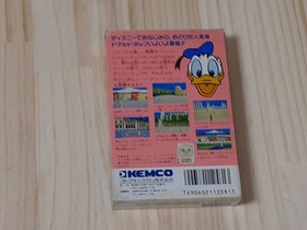 Donald Duck W/box Instruction Famicom FC Cartridge Tested