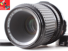 [OTTIME CONDIZIONI] SMC Pentax 67 obiettivo macro 135 mm F4 ultimo modello per 6x7 67 67II testato GIAPPONE