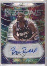 2019 Panini Spectra Icons Celestial Prizm 49/75 Bryon Russell #IA-BRS Auto y8a