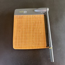 Westcott 12" TrimAir Wood Guillotine Paper Cutter/Trimmer