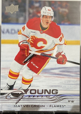 2025-26 Upper Deck Series 2 Young Guns Matvei Gridin Calgary Flames #466