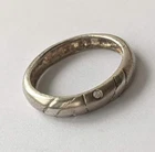 Vintage men's ring sterling silver 925 Size 8 Weight 2 g.