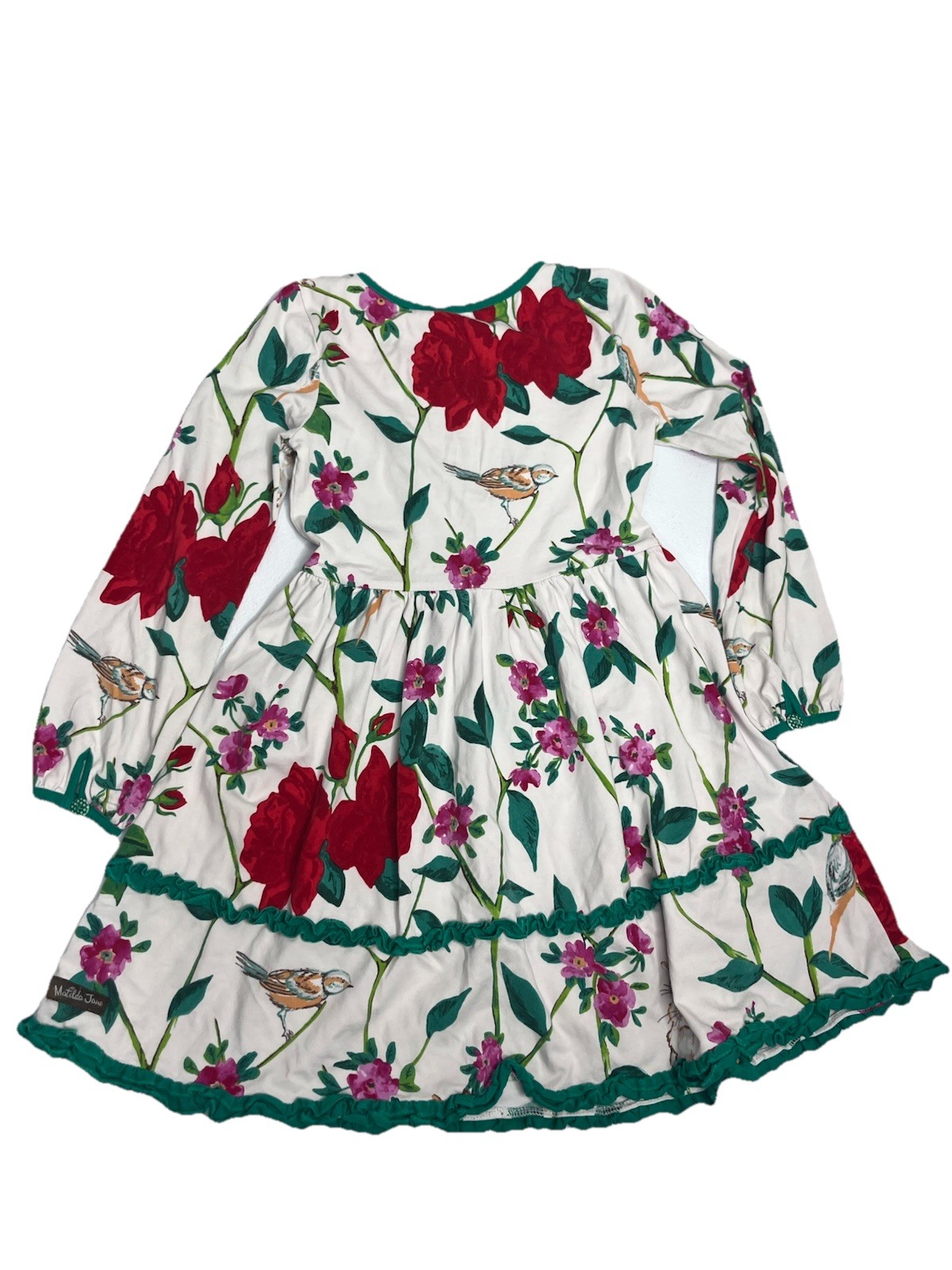 Matilda Jane Woodland Wonders Dress Make Believe Girls Bunny Play Dress Sz 6 **