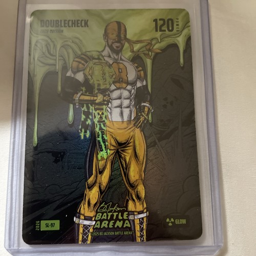 2026 BO JACKSON BATTLE ARENA DOUBLECHECK AARON RODGERS SLIME GLOW SL-97