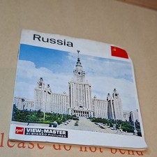 RUSSIA  vintage VIEWMASTER C-560-E  3 Reels Booklet/Sleeve View Master