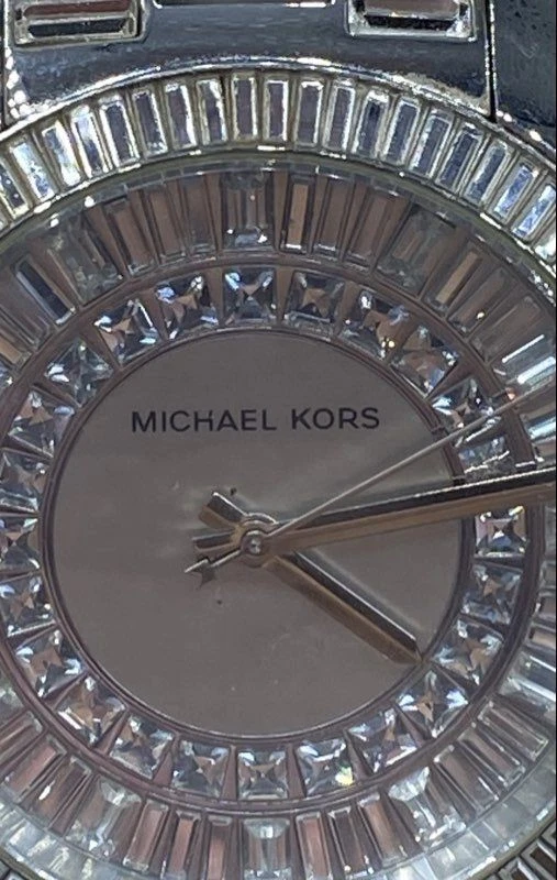 Women Michael Kors 39mm WR100M Quartz Crystal Accent Stainless Steel Watch 143g - Image 4 of 4