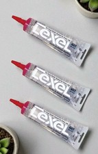 3 Tubes Sashco 13013 Sealants Clear Lexel Adhesive Caulk