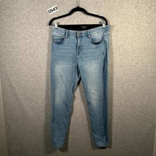 Curve Appeal Jeans Womens 10/30 Blue Denim Cotton Pockets Light Wash Skinny Leg