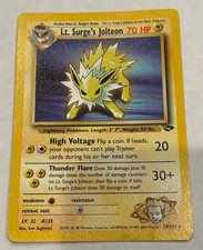 Lt. Surge's Jolteon 28/132 Gym Challenge Regular on eBay